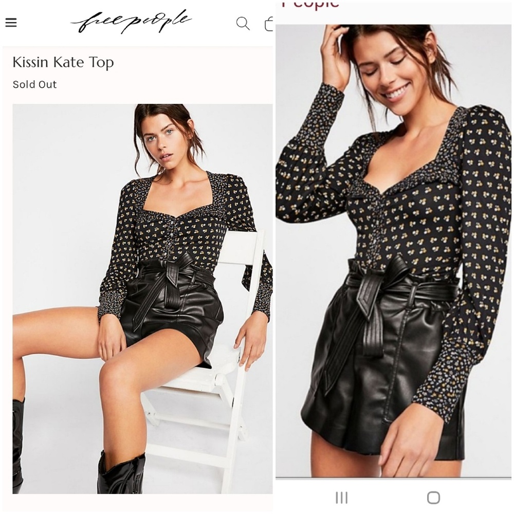 Free People Kissin Kate Top